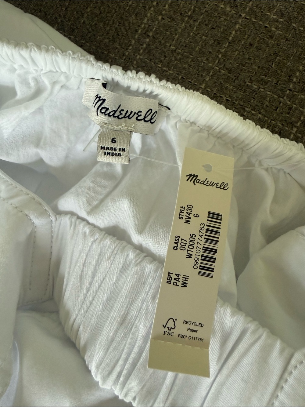 Madewell White Poplin Spaghetti-Strap Maxi Dress - Picture 5 of 6